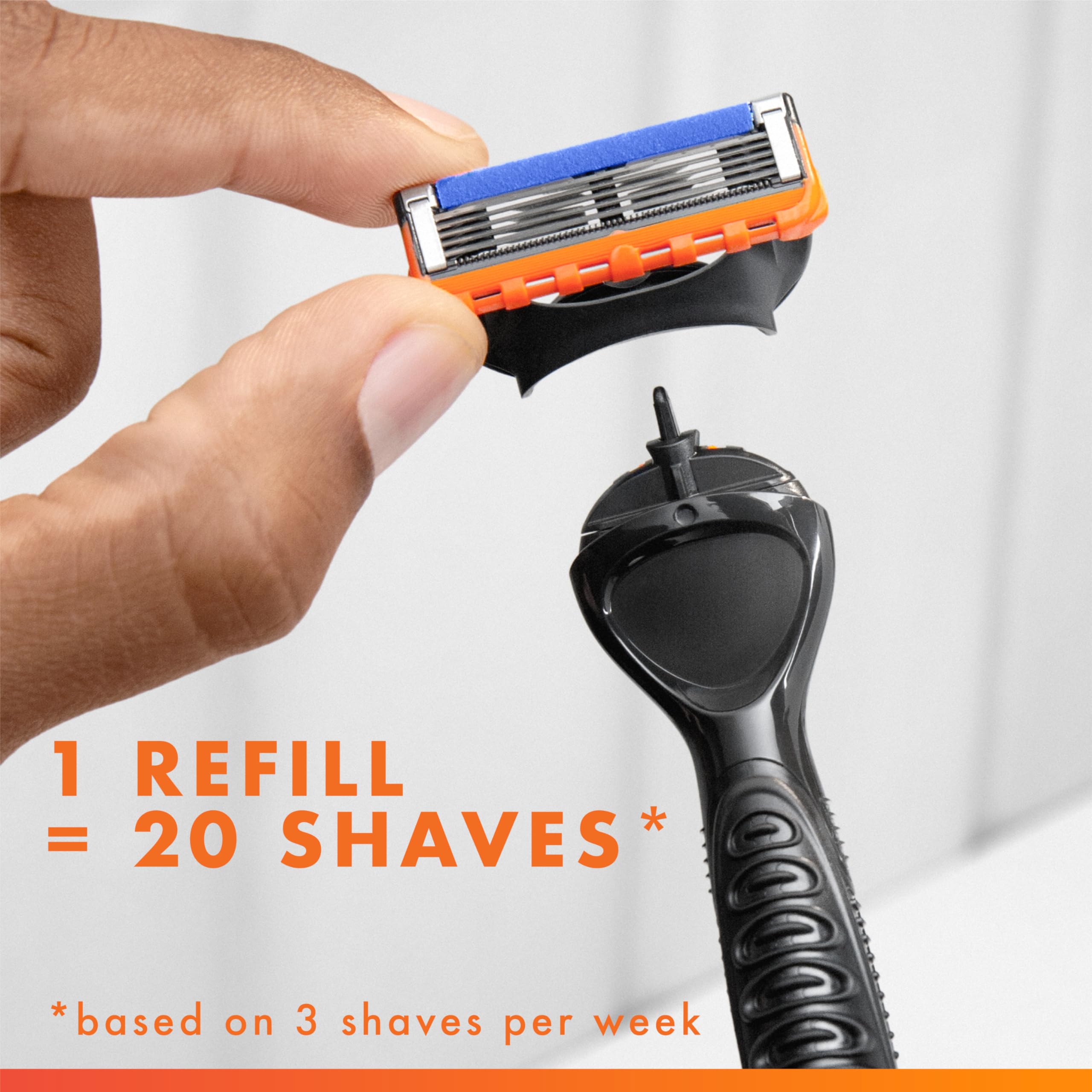 Gillette Fusion5 Power precision trimmer aids hard-to-reach areas.