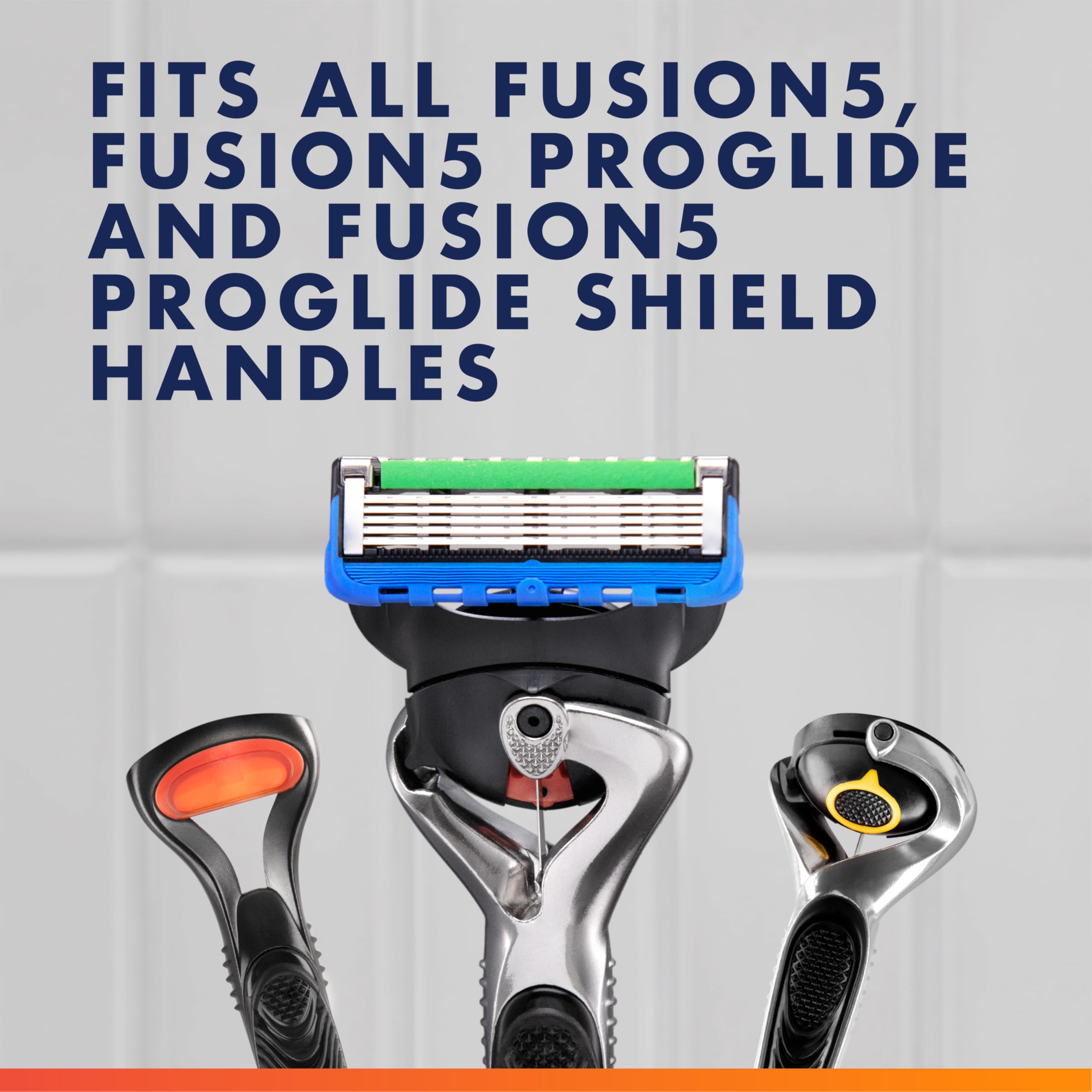 Blade spacing in Fusion5 ProGlide ensures steady, comfortable contact.