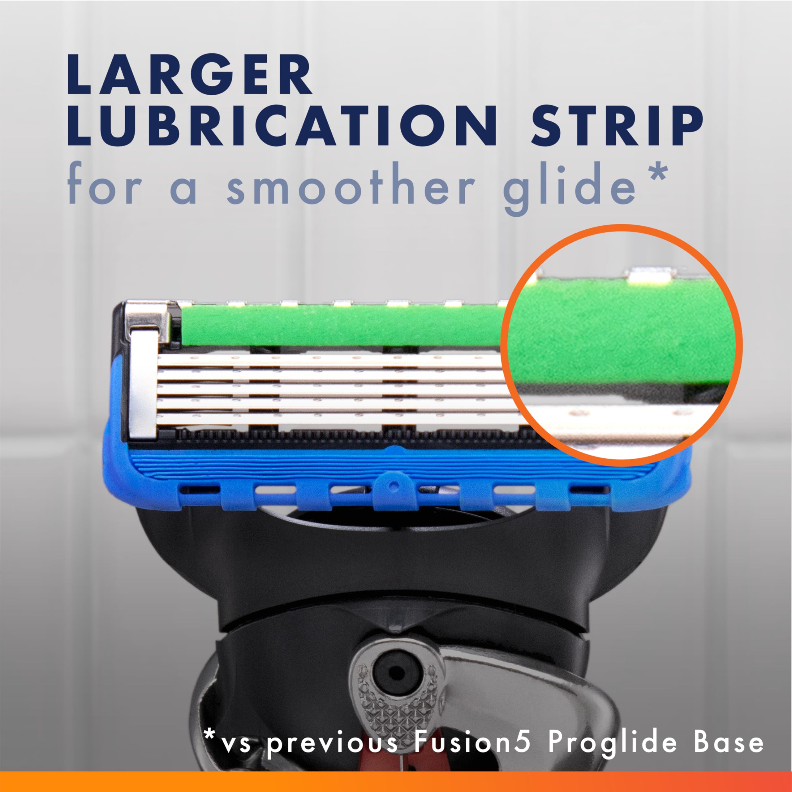 Precision trimmer on Fusion5 ProGlide for edges and styling.