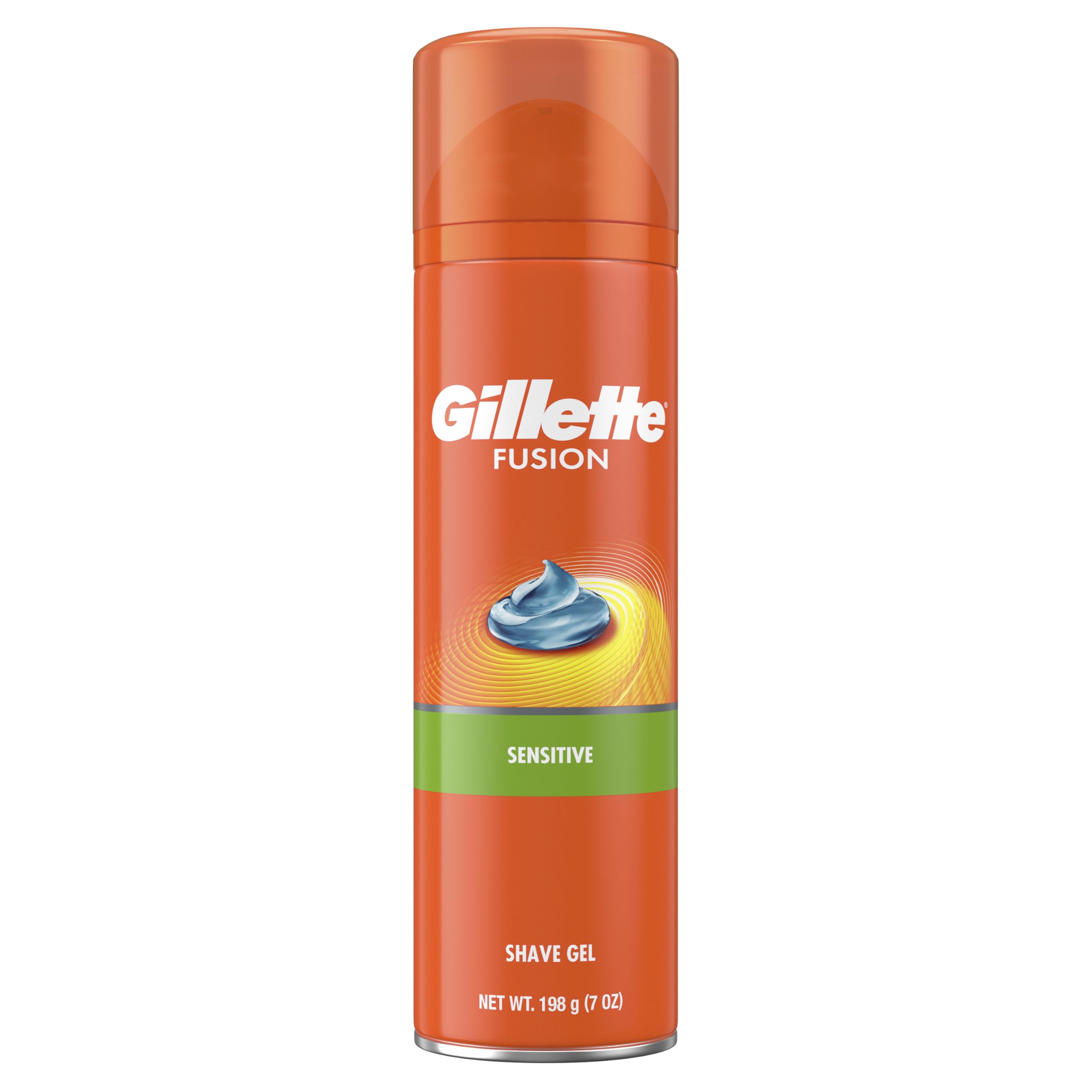 Gillette Fusion5 Ultra Sensitive Gel soft texture close-up.