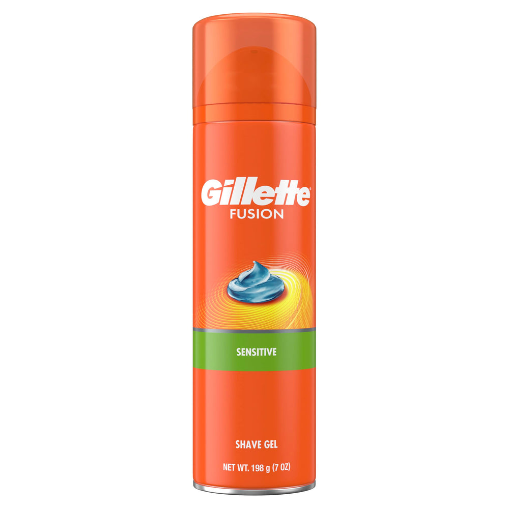 Gillette Fusion5 Ultra Sensitive Gel soft texture close-up.