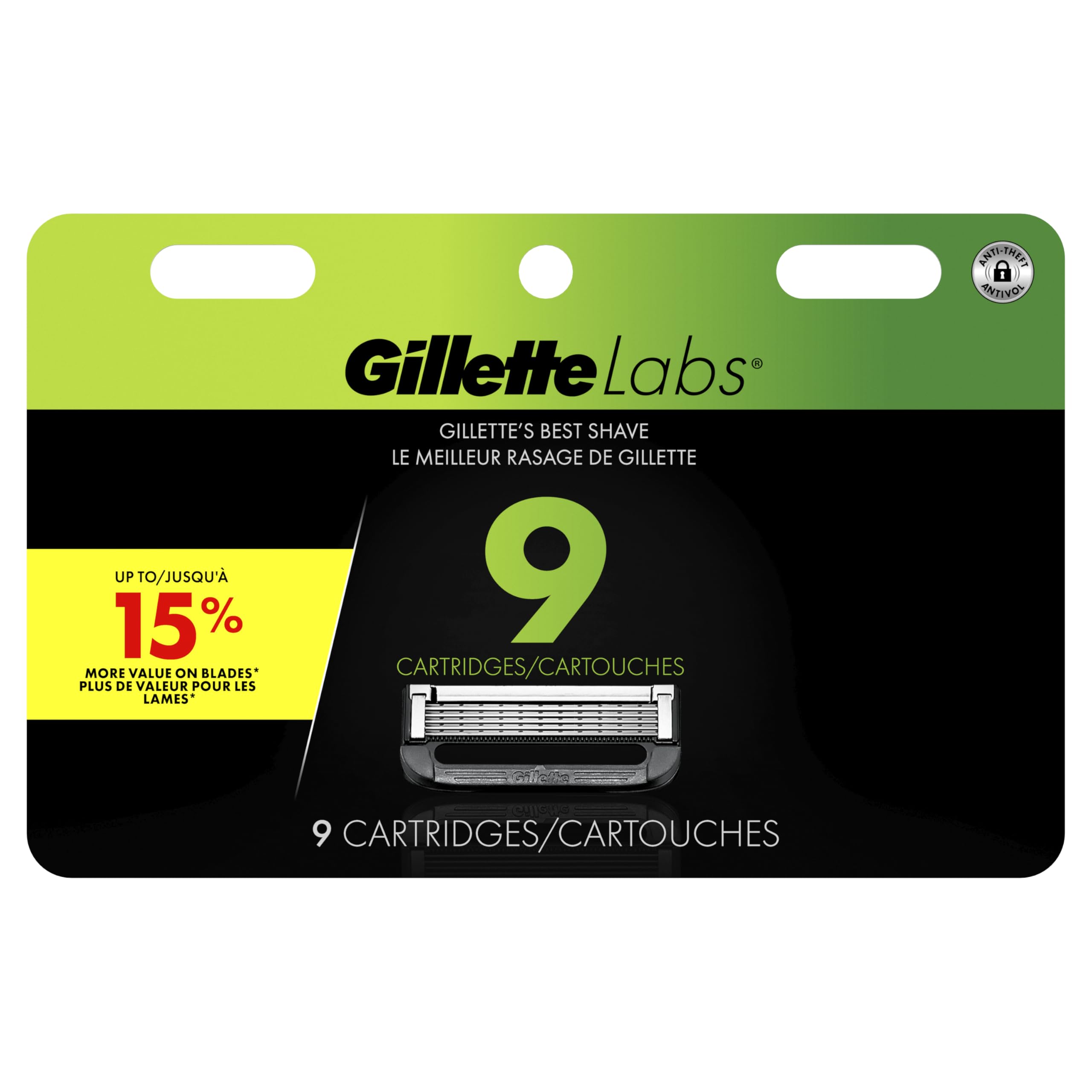 GilletteLabs easy swap compatibility across Exfoliating Bar and Heated Razor.