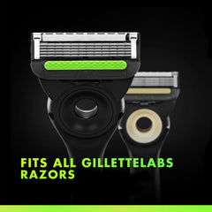 GilletteLabs heated razor compatibility delivers warming sensation for a towel-like experience.