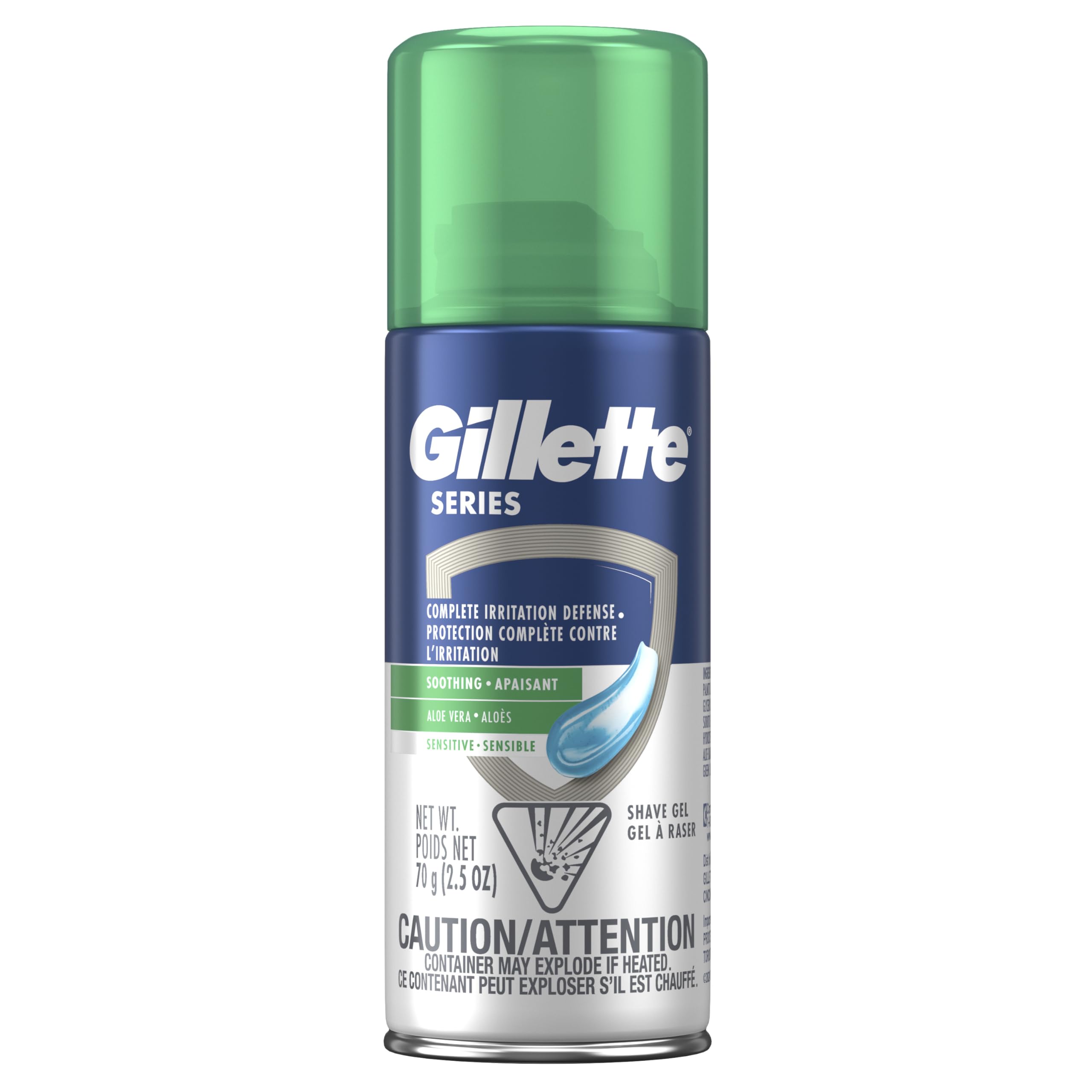 Gillette Series with Mach3 razor pairing enhances protection against irritation
