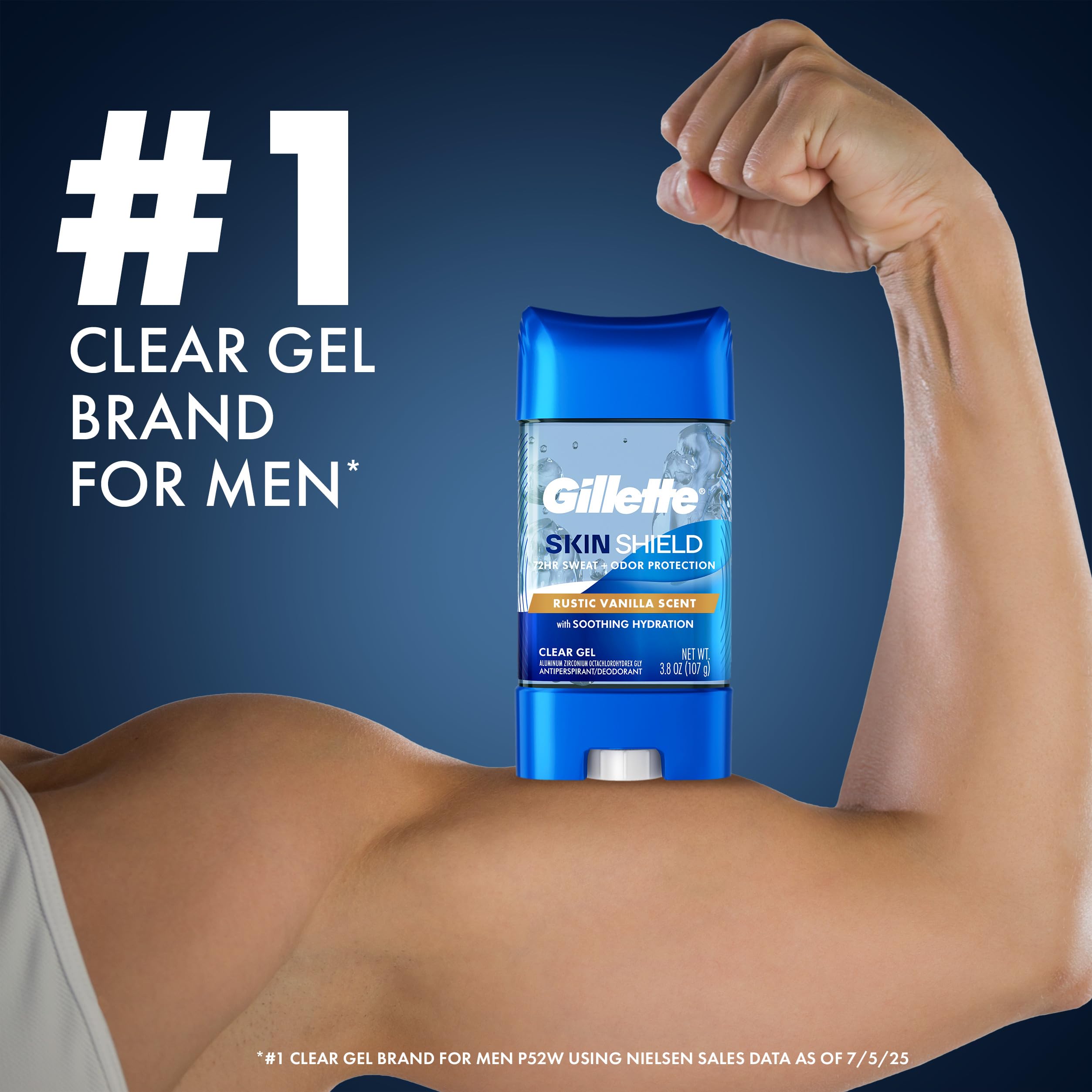 Gillette SkinShield anti-white marks feature reduces residue on skin.