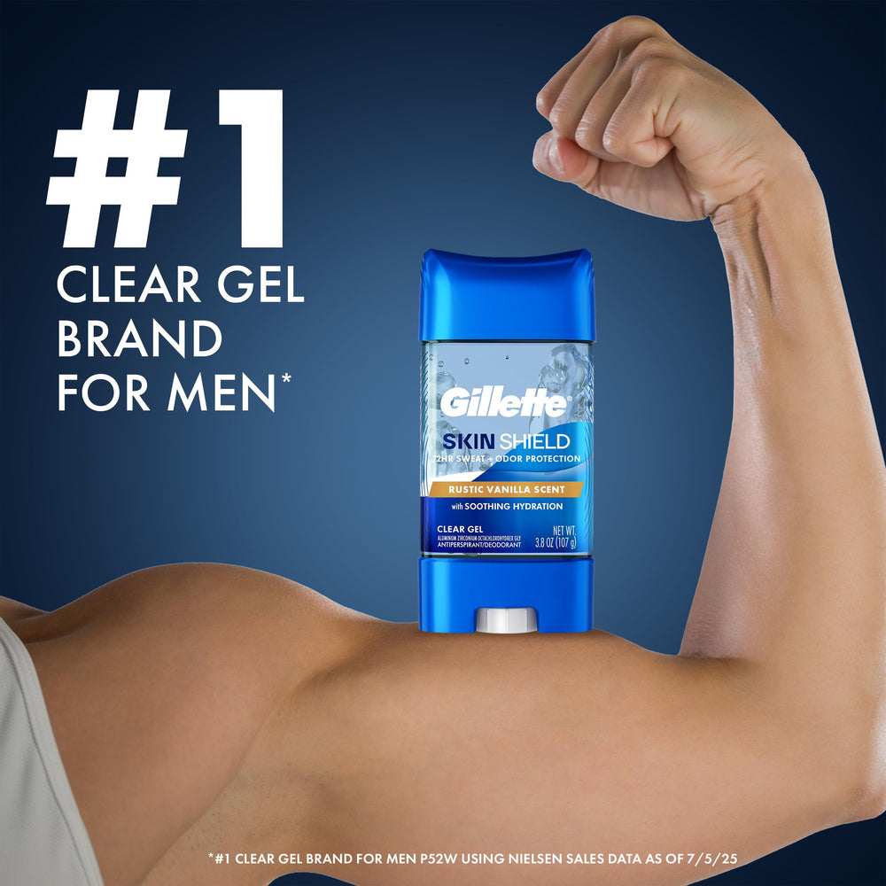 Gillette SkinShield anti-white marks feature reduces residue on skin.