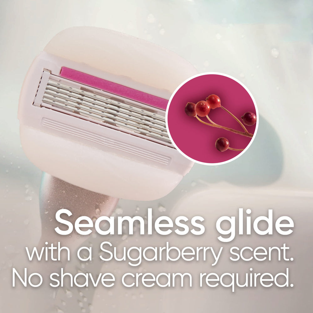 Ideal for daily shaves in the shower with Gillette Venus ComfortGlide.