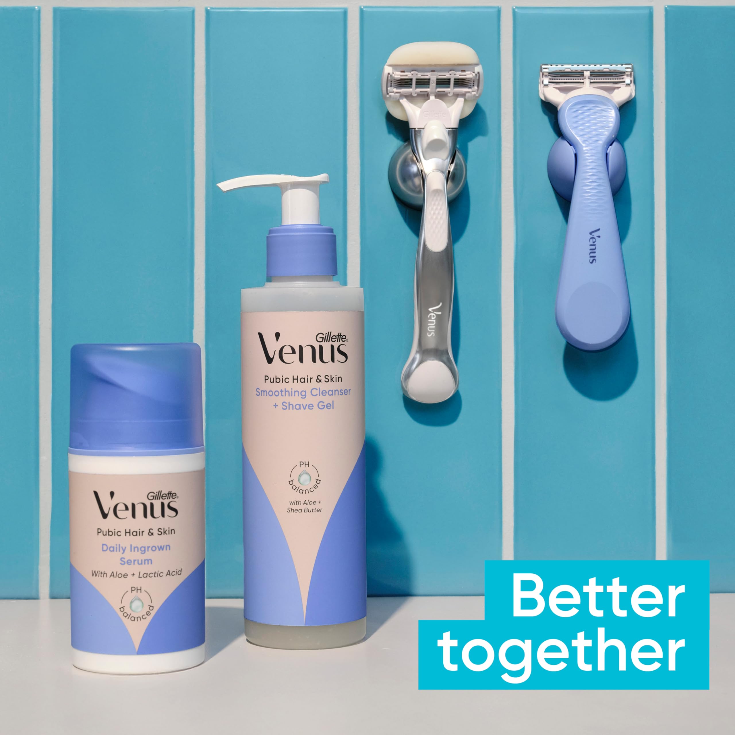 Gillette Venus Intimate Razor precision-trimmer back assists with tricky edges