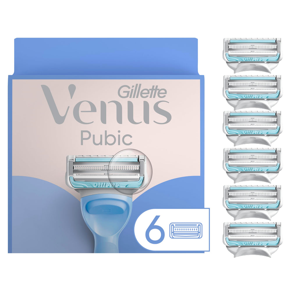 Gillette Venus Intimate Razor front view showing a gentle shave design for skin protection
