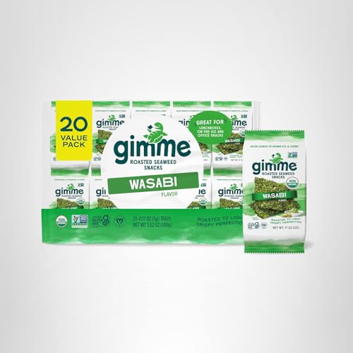 GimMe 20-pack seaweed snack rich in iodine.