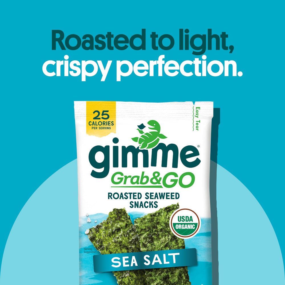 gimMe Seaweed Grab & Go omega-3 rich plant-based snack