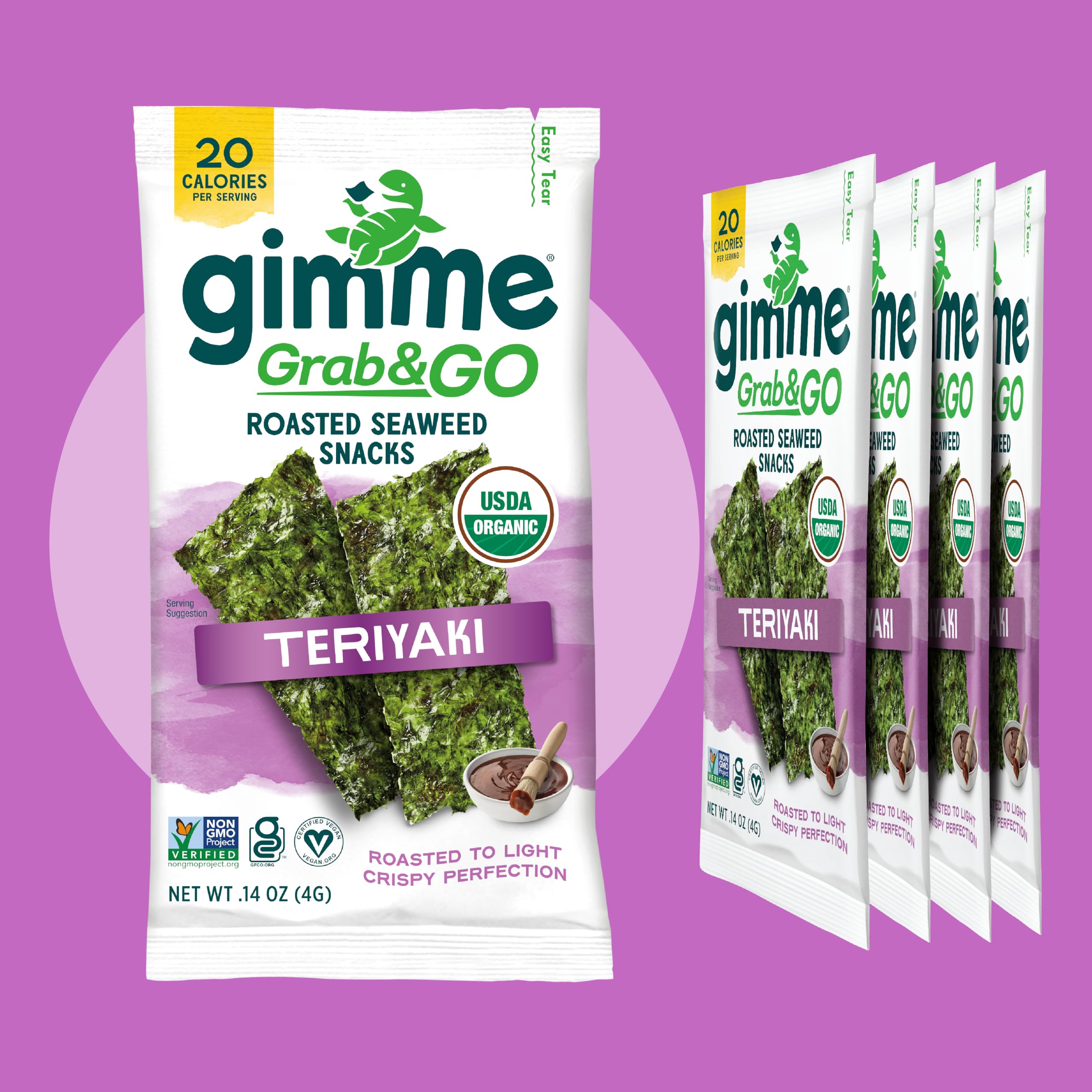 gimMe Seaweed vegetarian and keto friendly snack