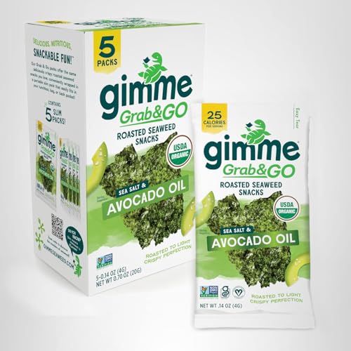 GimMe on-the-go seaweed snack fits bags, lunches, and busy days.