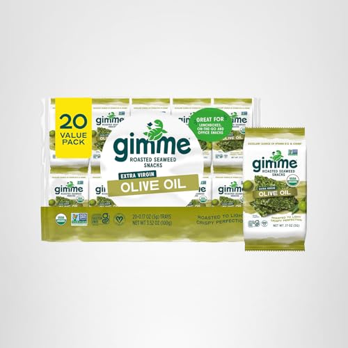 GimMe seaweed new KBBQ flavor pack for bold taste.