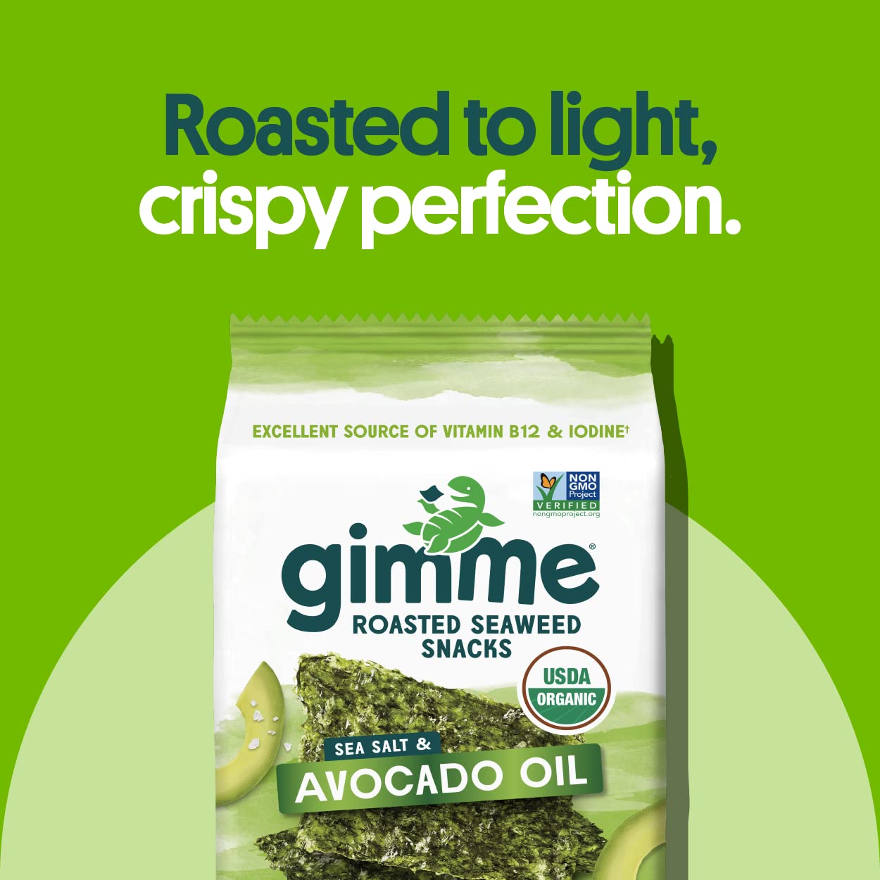 gimMe seaweed single pack snack in lunchbox