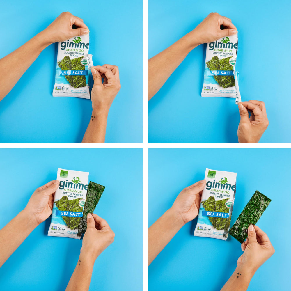 GimMe seaweed is vegan, gluten-free, and low-carb friendly.