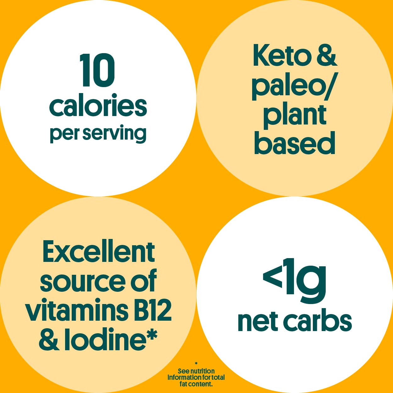 GimMe Seaweed Nori ingredients label close-up; shows organic, gluten-free quality.