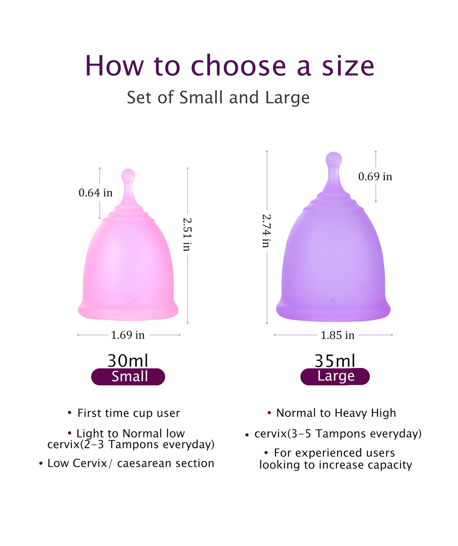Ginalaia kit includes collapsible sterilization cup and storage bag