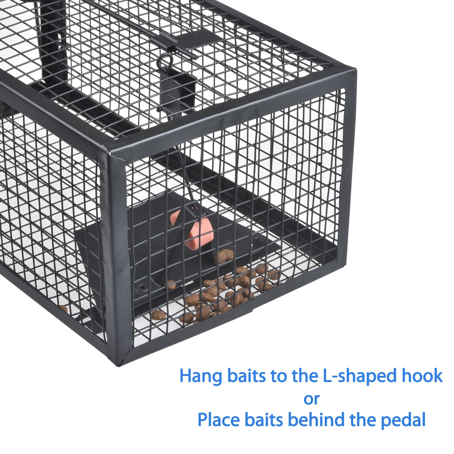 Gingbau Live Trap dimensions 10.5 x 5.5 x 4.5 inches for small pests