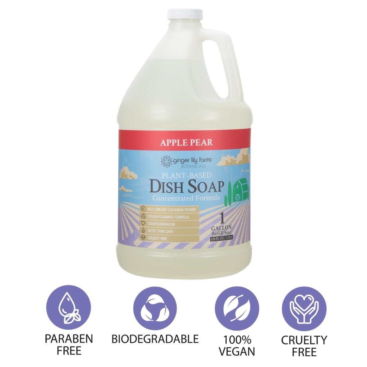 Apple Pear scent freshens the sink area during dish duty