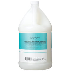 Ginger Lily Farms Club & Fitness conditioner pump shows easy dispensing for gym use.