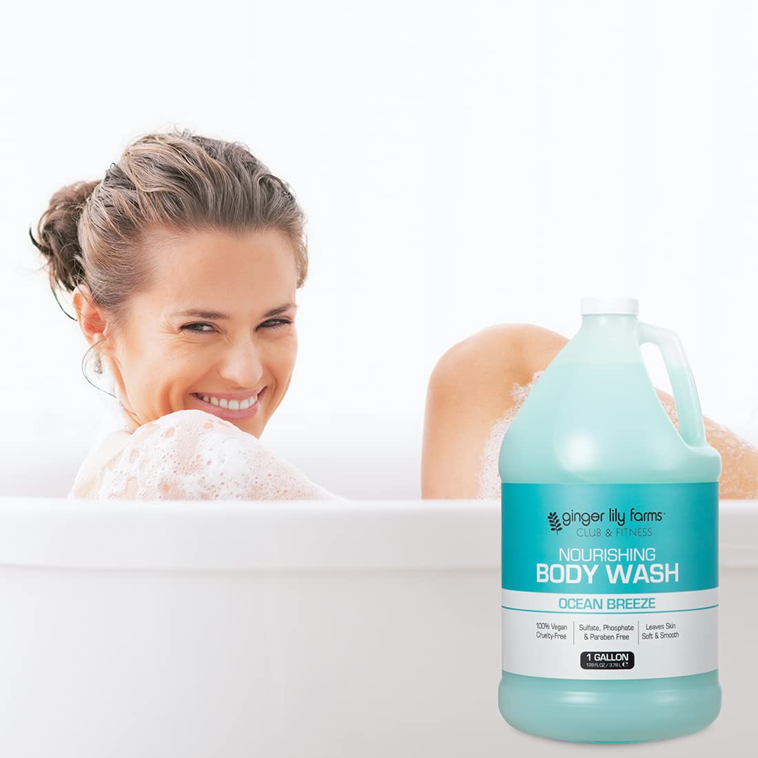 Ginger Lily Farms Club and Fitness Ocean Breeze scent evokes fresh ocean air
