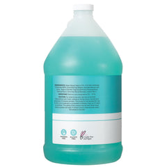 Shampoo dispenser setup featuring Ginger Lily Farms Ocean Breeze product