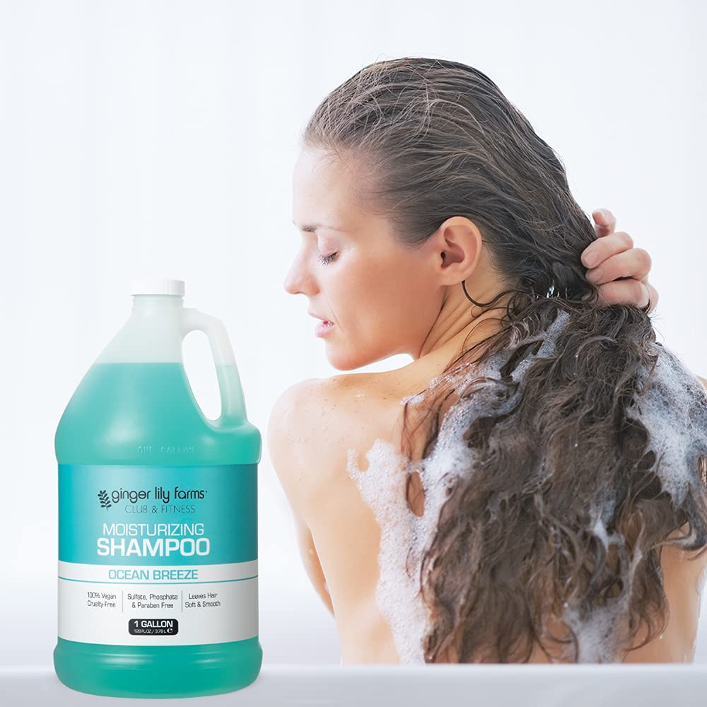 1 gallon refill box for Ginger Lily Farms Ocean Breeze shampoo