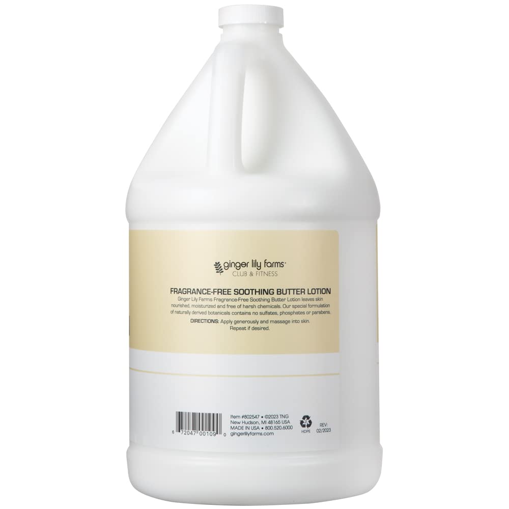 Ginger Lily Farms lotion demonstrates lightweight hydration and quick skin absorption.