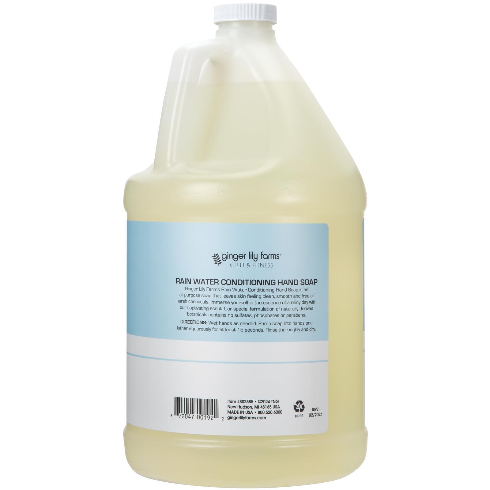 Ginger Lily Farms refill pour demonstrates easy dispensing for quick refills.
