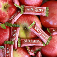 The Ginger People GIN GINS chews are individually wrapped for travel convenience.
