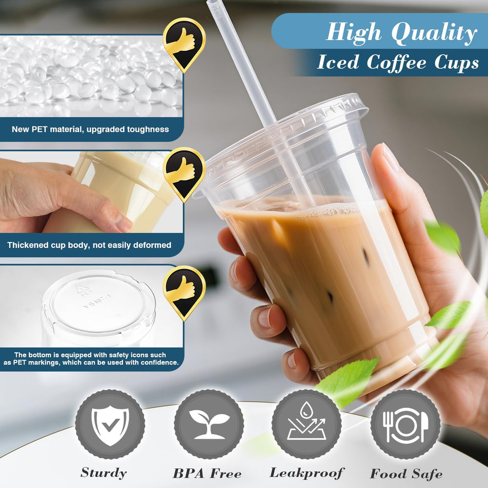 Ginkgo 100-pack straws provide easy sipping with beverages.
