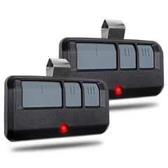 GIOATY two-pack universal remote compatible with LiftMaster, Chamberlain, and Craftsman.
