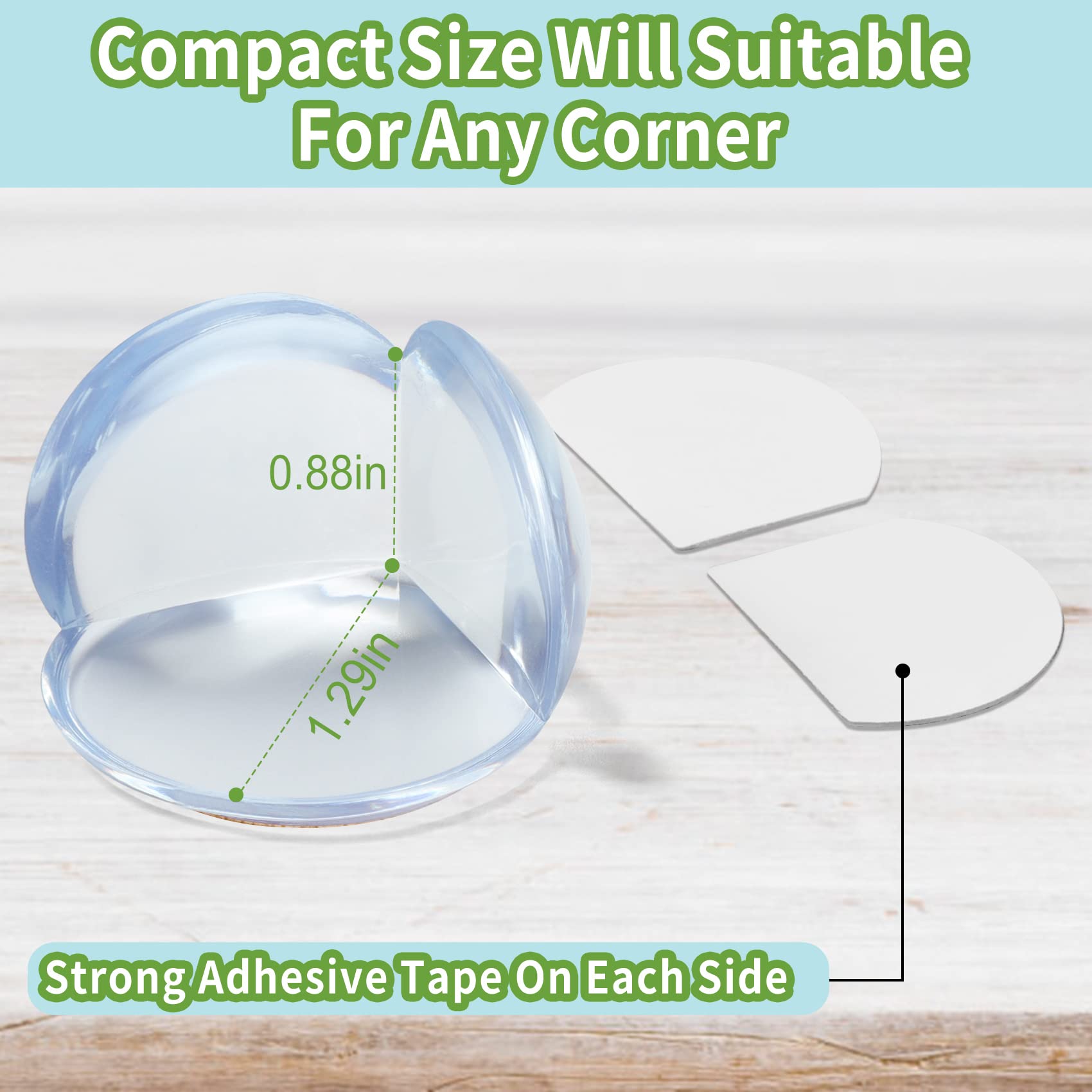 Gioriches transparent protector on glass edge shows versatile material use.