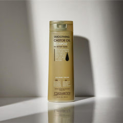 GIOVANNI Smoothing Castor Oil Shampoo rich lather shows hydrating cleansing for frizz control