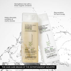 Giovanni Tea Tree Triple Treat conditioner tube nourishes and defines curls