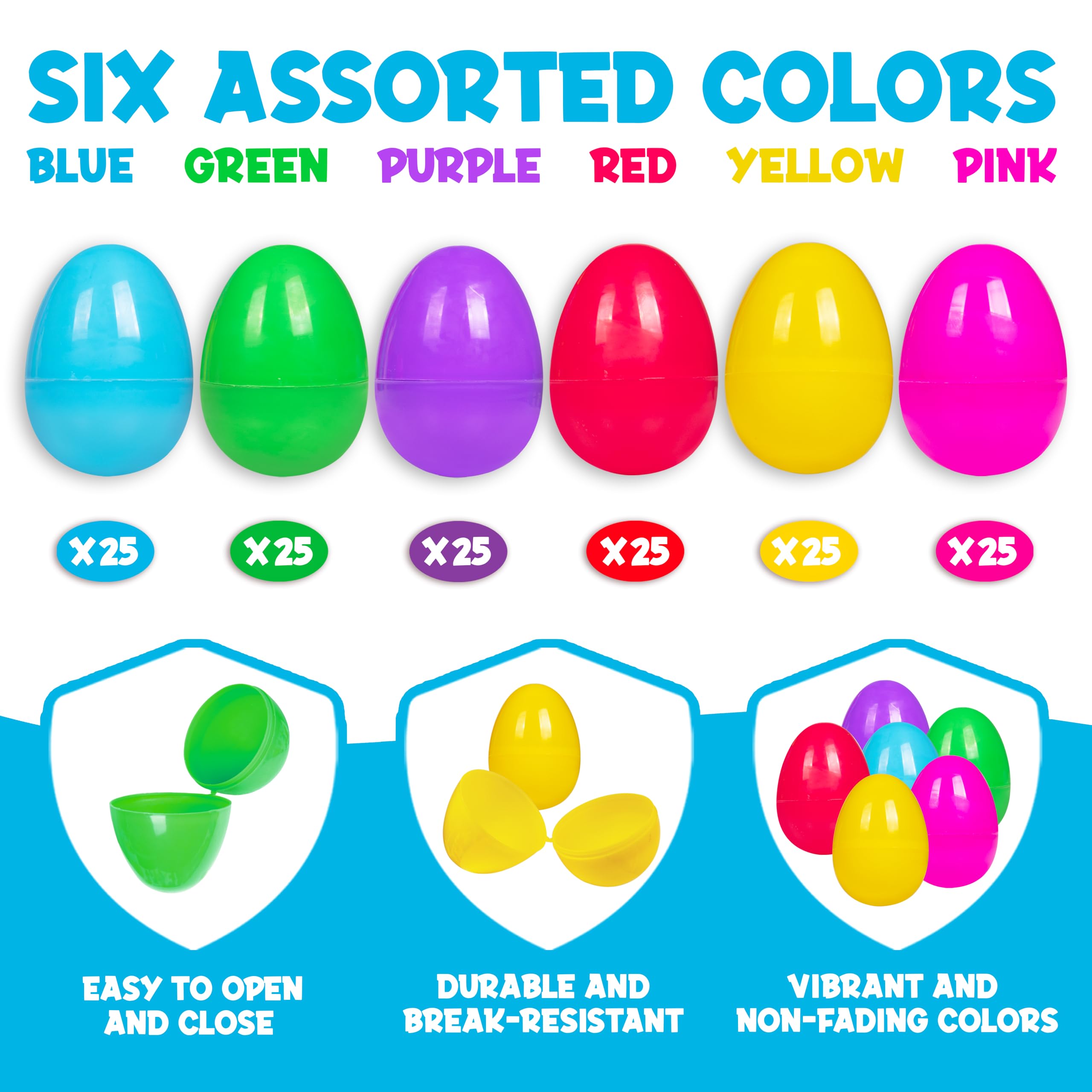 Giraffe Manufacturing eggs with easy-open hinged design