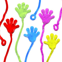Giraffe Manufacturing sticky hands green great for classroom rewards and tactile fun.