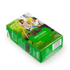 Girl Scouts Thin Mints serving plate with mint chocolate treats prepared for sharing.