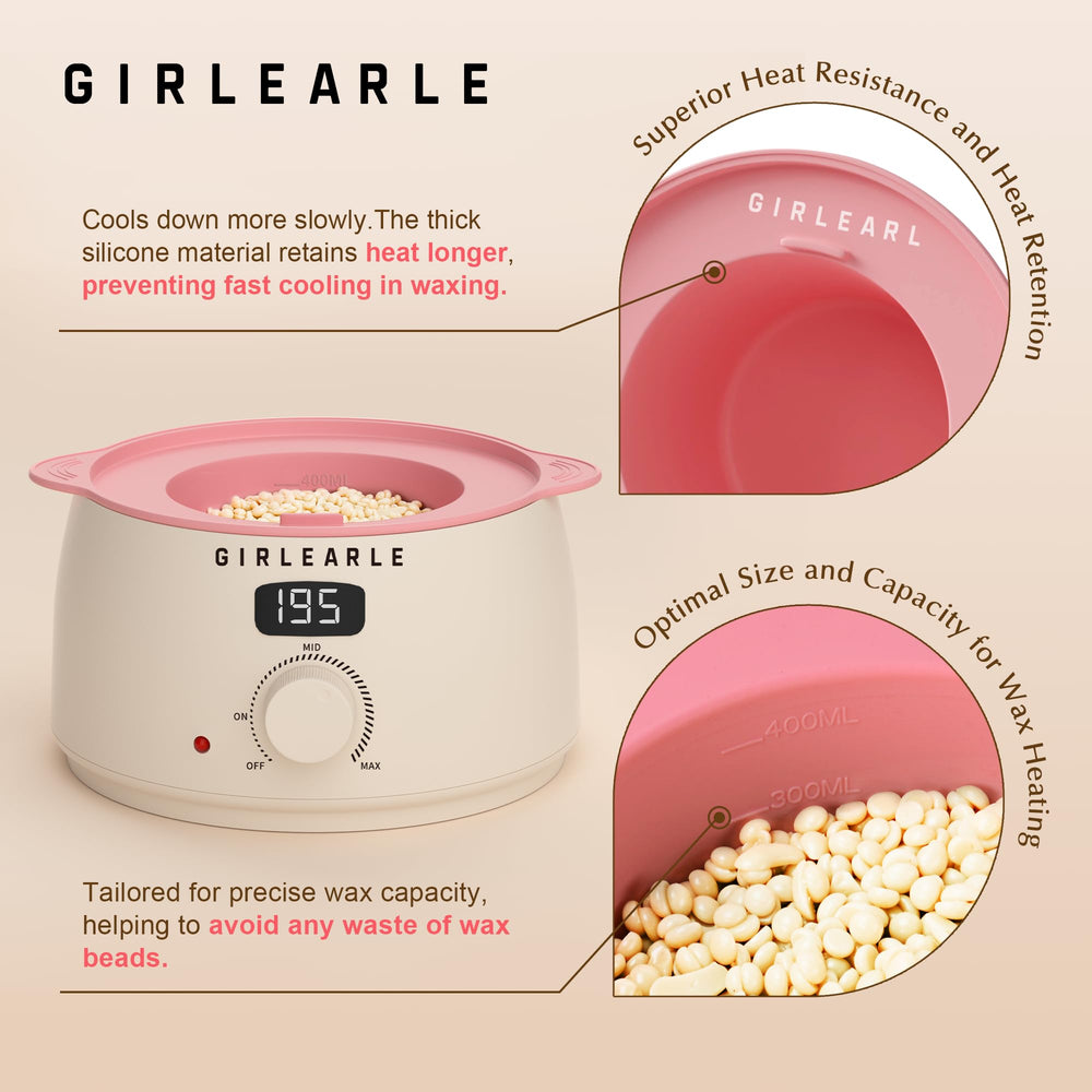 GIRLEARLE aloe vera wax beads nourish skin after waxing