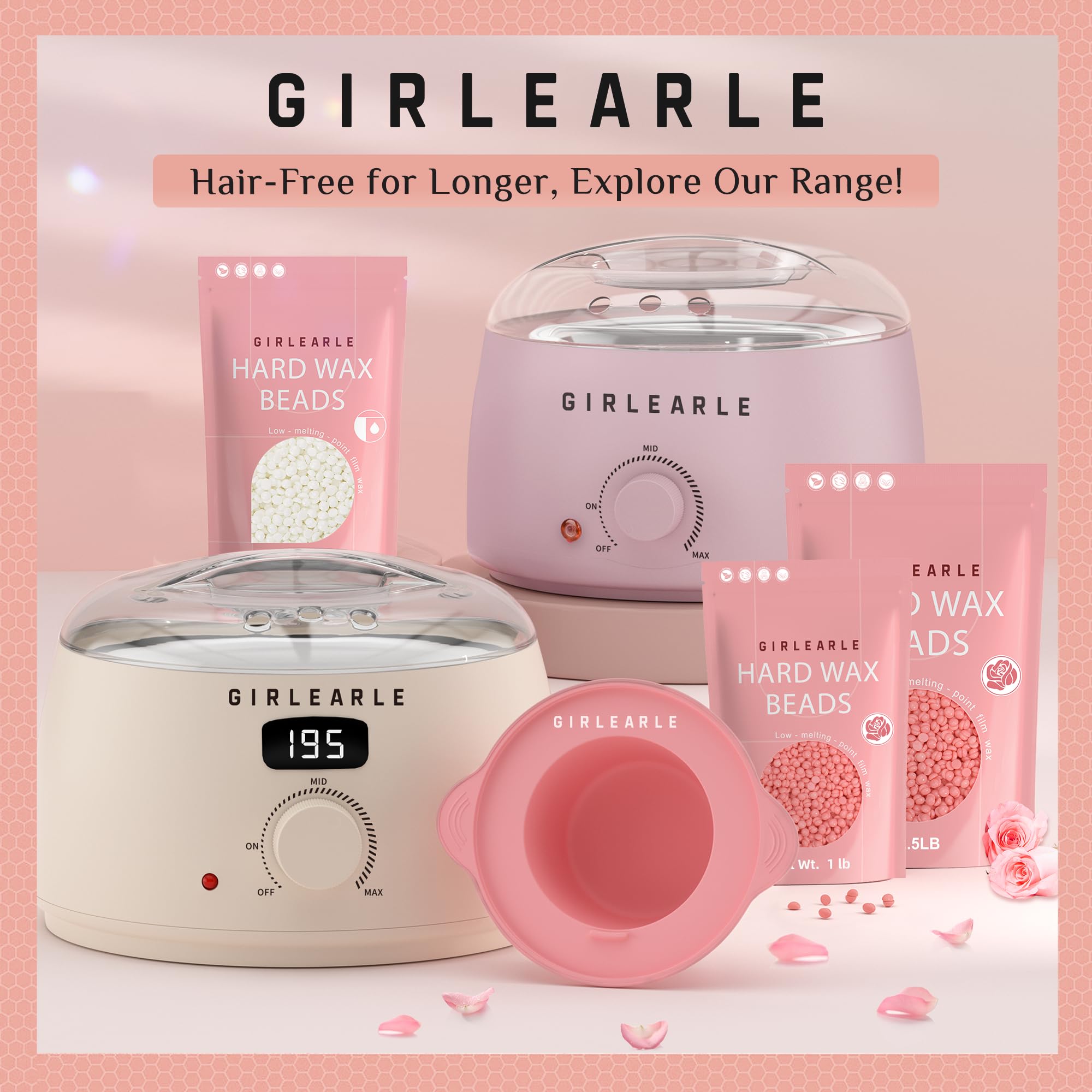GIRLEARLE at-home wax kit ideal for personal care in private spaces.