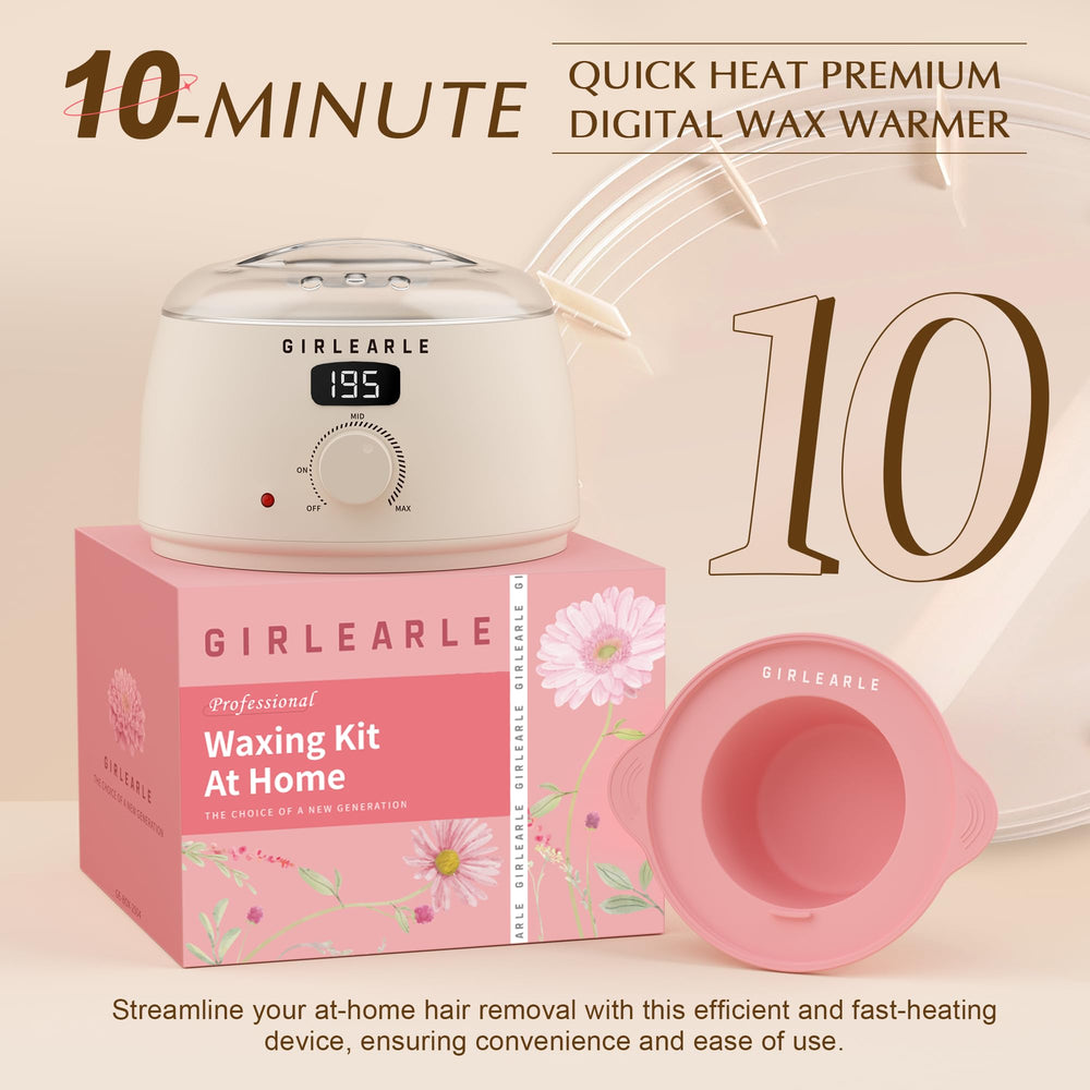 GIRLEARLE cream wax beads for smooth hair removal