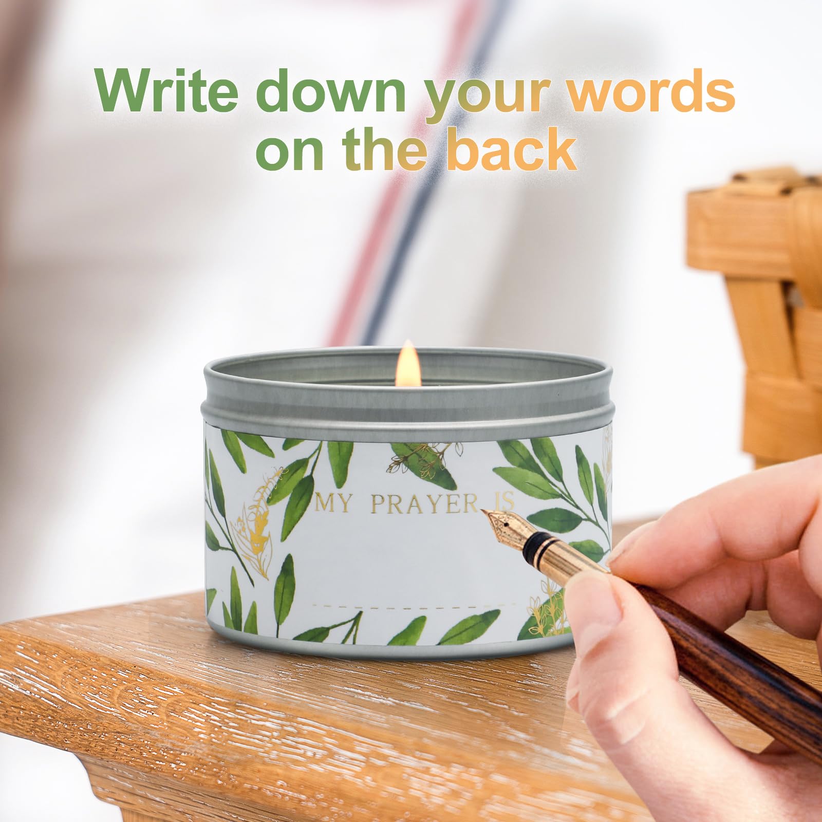 Gisly candle with a clean burn and inviting herbal aroma for relaxation.