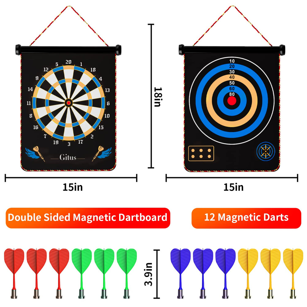 Gitus compact board measures 15x18 inches for small spaces.