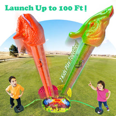 Gizzjoy foam dino rockets deliver safe, colorful launches for backyard play.