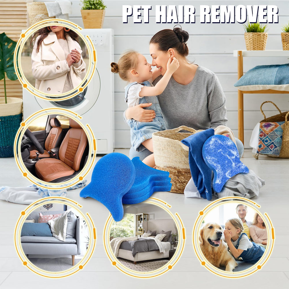 GJPSBEN pet hair remover laundry in wash cycle action improves clothing cleanliness