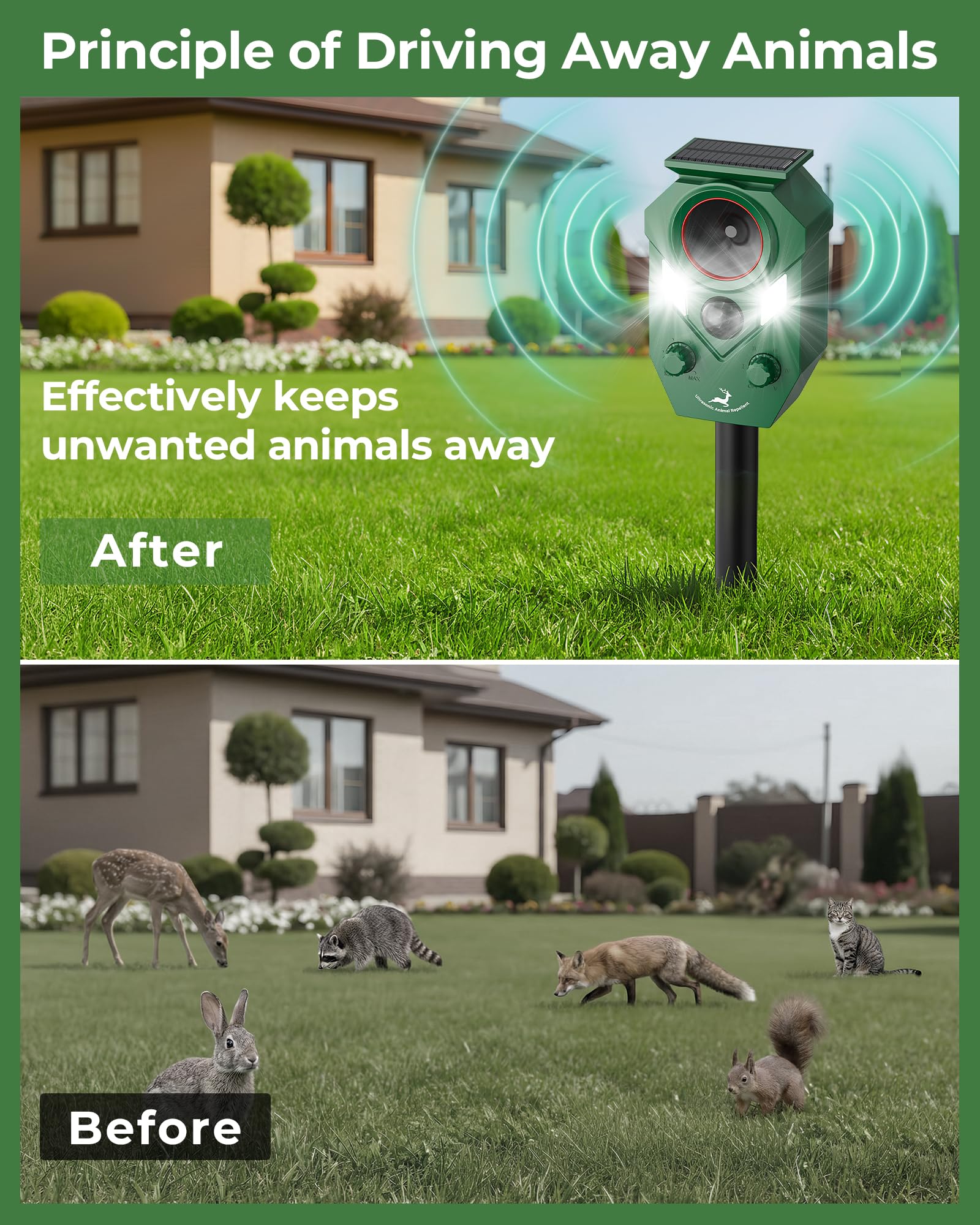 G-Jyuncyou Ground stake installation for yard protection