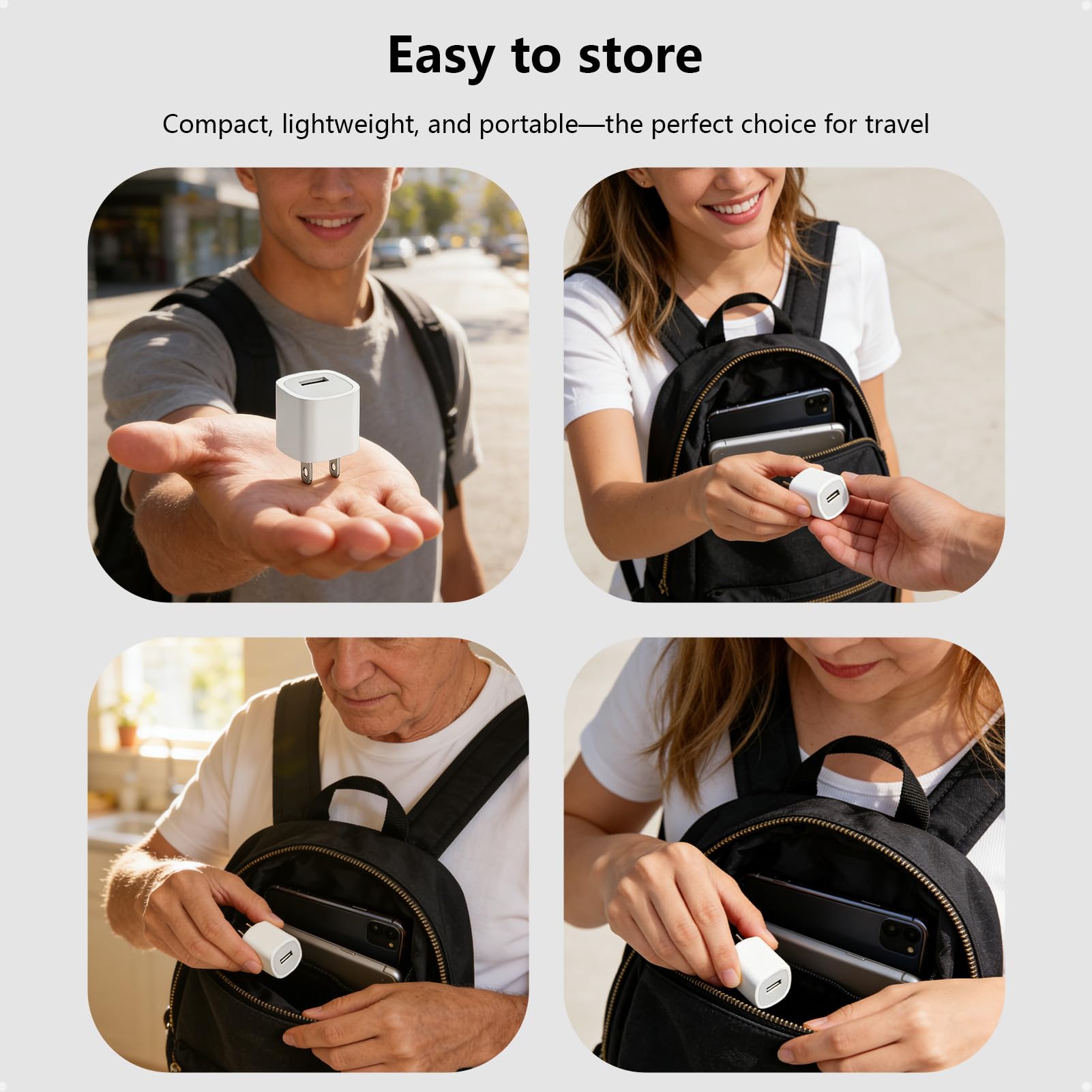 GKW compatibility with Apple Watch and iPhone shows universal charging with your original cable.