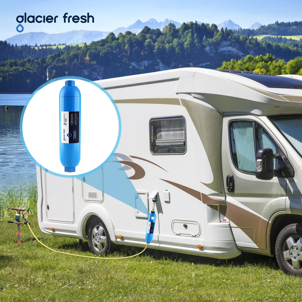 GLACIER FRESH safe drinking water for RVs boats and camping trips