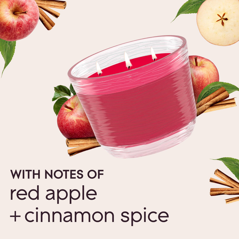 Glade Apple Cinnamon scent in a jar to upgrade ambient atmosphere.